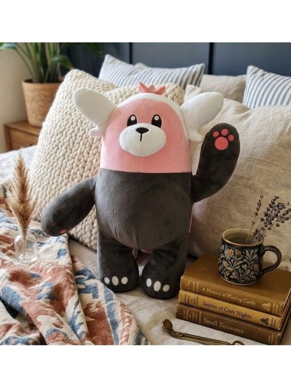 Pokémon WCT Plush Toy Soft Plush Stuffed Animal Pink White Gray Stufful